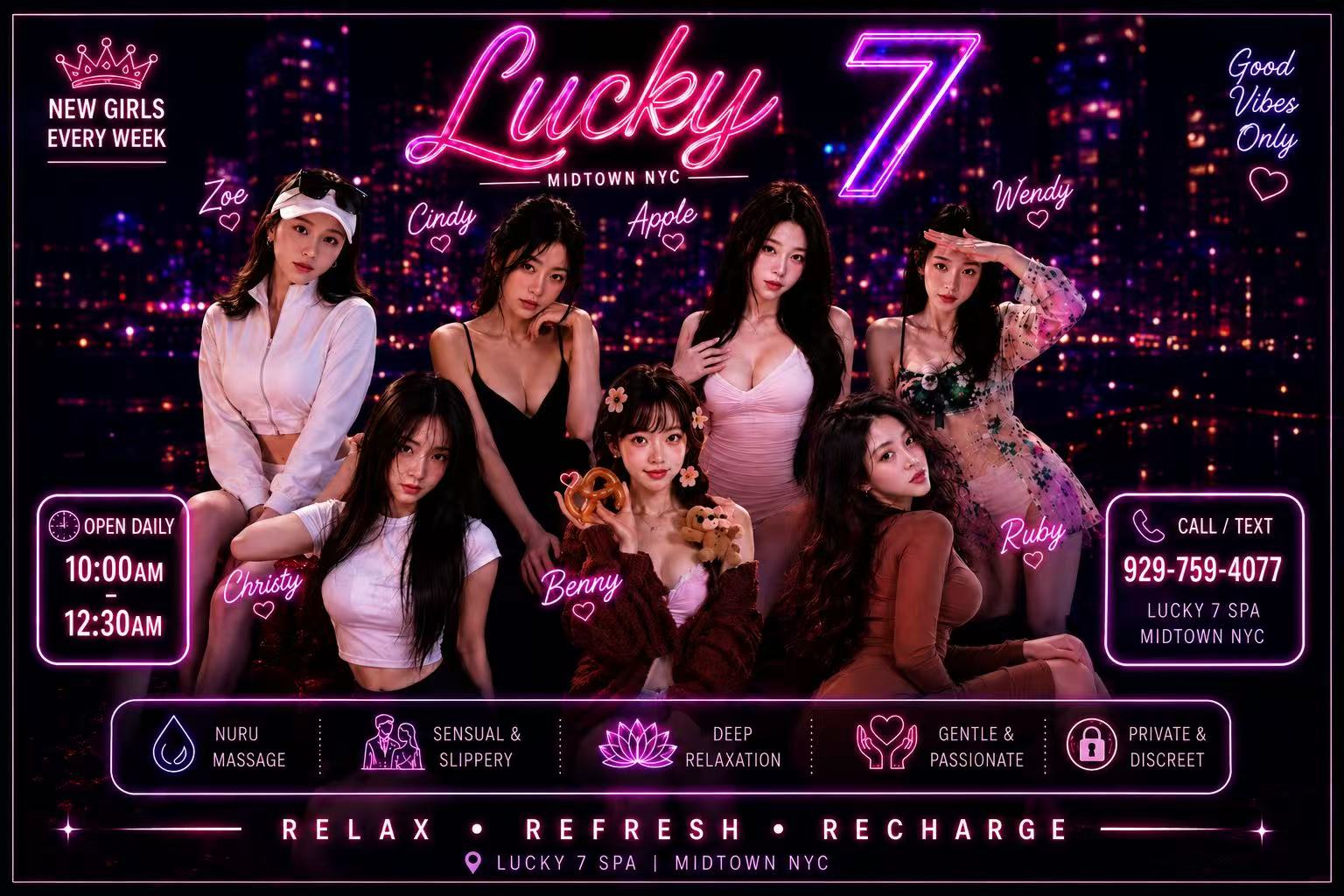 Lucky 7 Spa Team